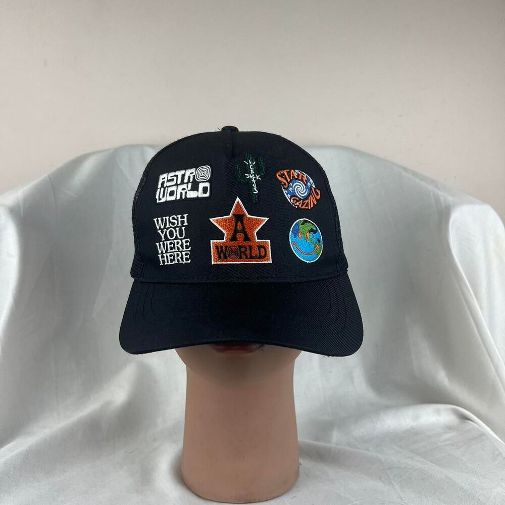 Travis Scott Astroworld Black Trucker Hat